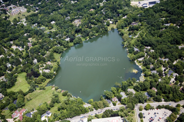 Fisk Lake in Kent County, Michigan